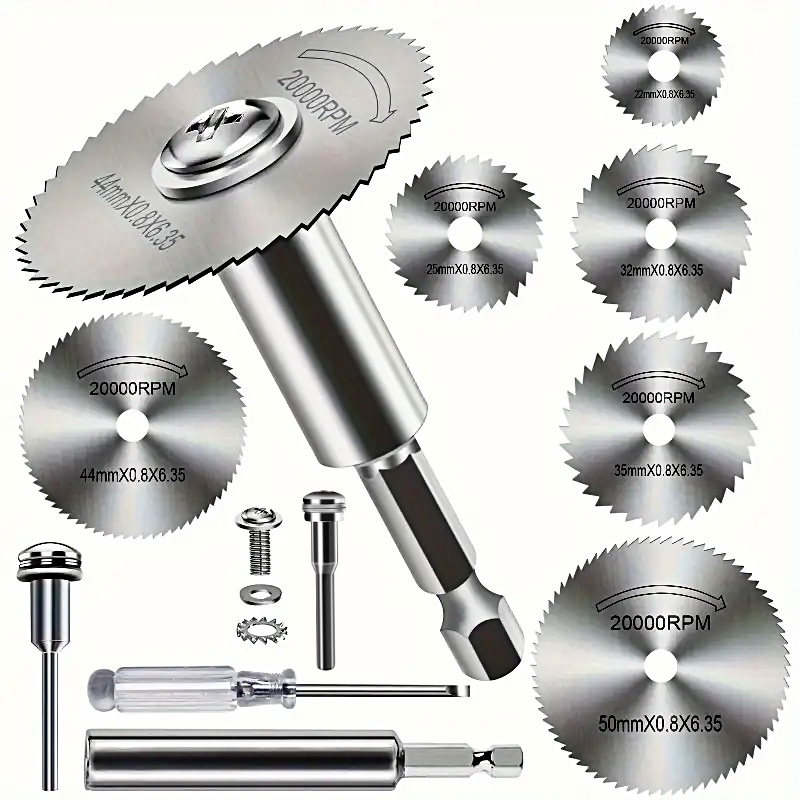 Cordless Rotary Tool Kit Accessories - Lame per sega in acciaio ad