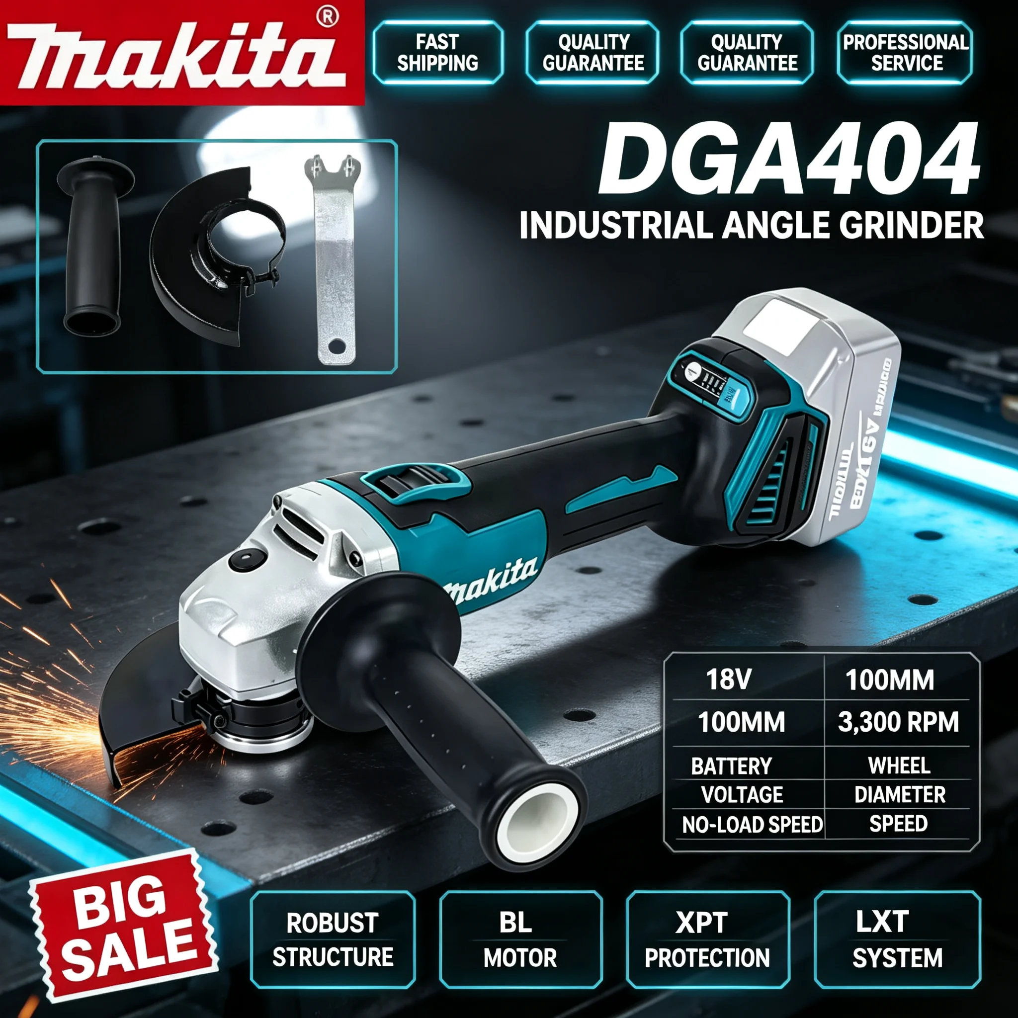Smerigliatrice angolare a batt - Brushless Angle Grinder Battery Powered recensione e prezzo