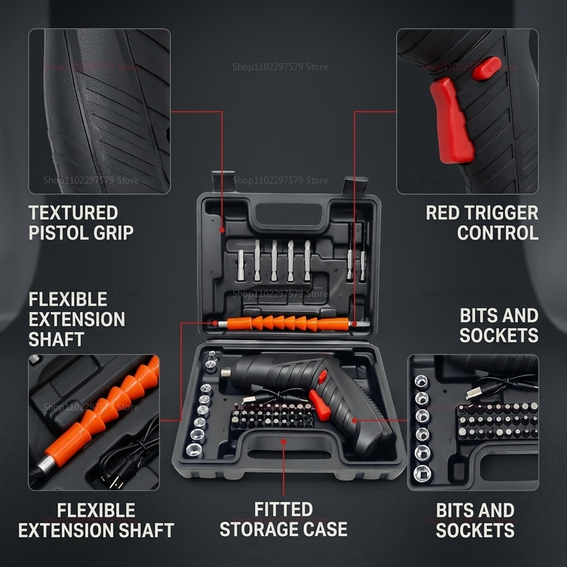 Set di 47 Pezzi di Cacciaviti  - Electric Screwdriver Rechargeable Usb recensione e prezzo