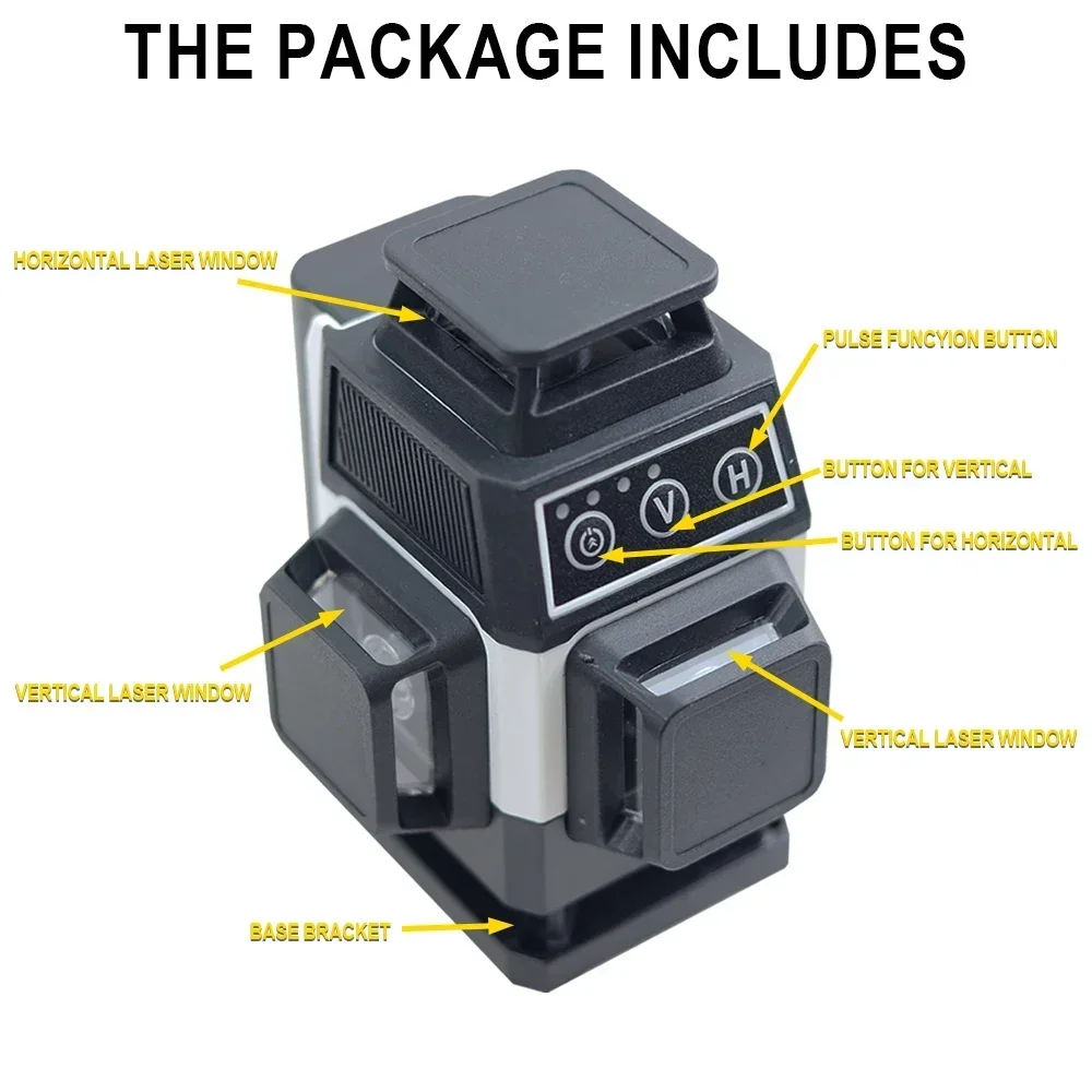 Livella laser a 16 linee, auto - Laser Level 16 Lines 4D Green recensione e prezzo