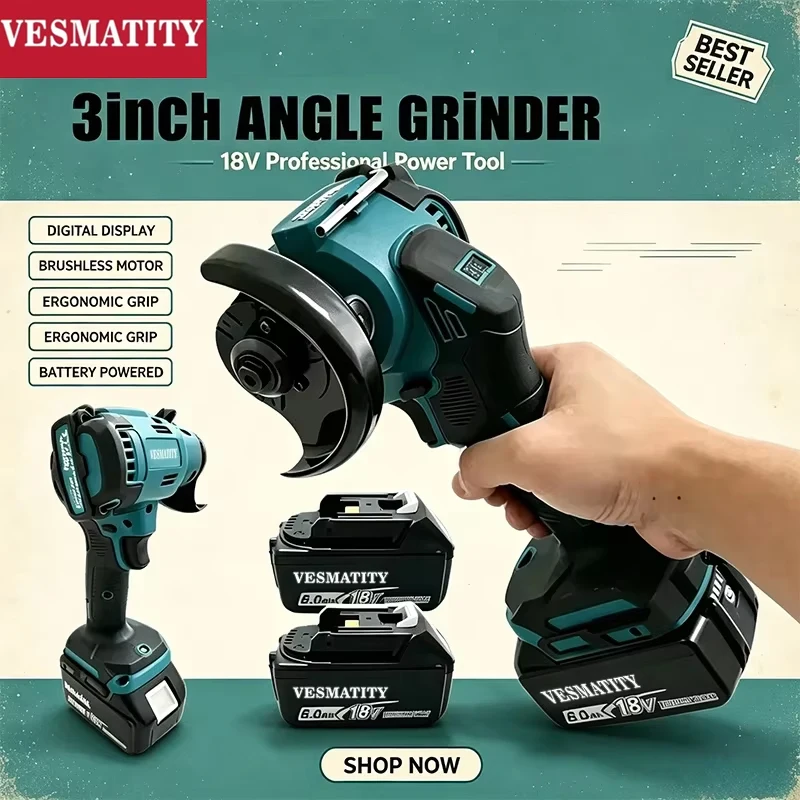 Smerigliatrice angolare mini s - Brushless Angle Grinder Battery Powered recensione e prezzo