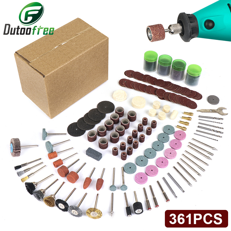 361 Pz/lotto Utensili Elettric - Cordless Rotary Tool Kit Accessories recensione e prezzo