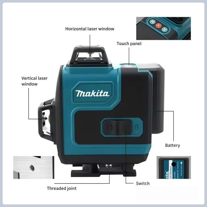 Batteria originale Makita Safe - Laser Level 16 Lines 4D Green recensione e prezzo