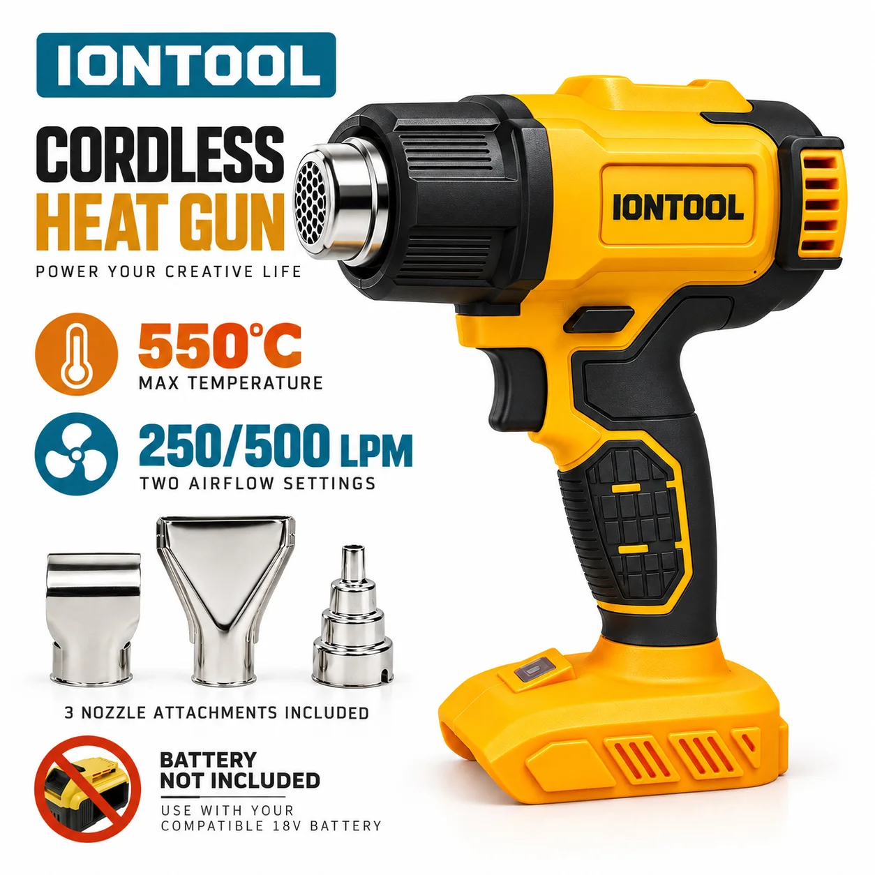 IONTOOL Pistola Termica Senza  - Cordless Heat Gun For Shrink Tubing recensione e prezzo